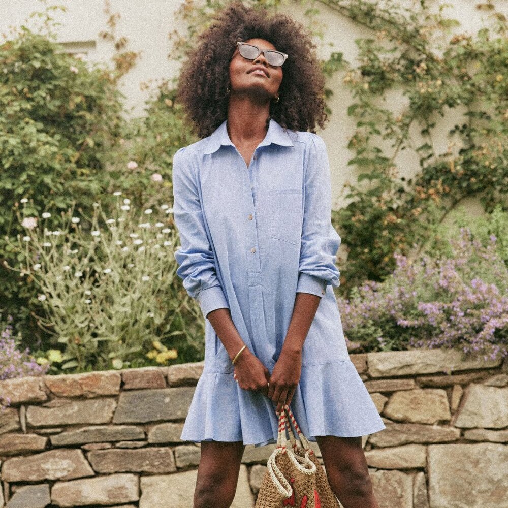 Tuckernuck Chambray Callahan Shirt Dress XL Like New